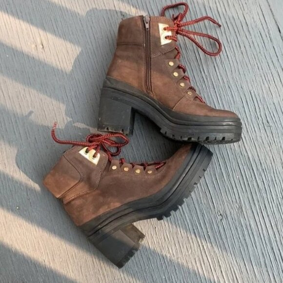 ALDO LEATHER MOTO BOOTS SIZE 7 - Picture 3 of 7